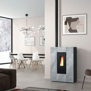 Extraflame Marilena Plus 5.0.16 Pelletofen Stahl Naturstein