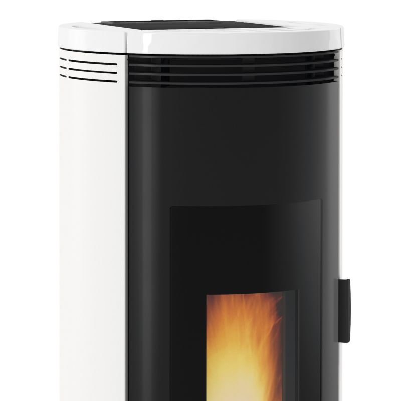 Extraflame Amika 16 Pelletofen Weiß – Bild 3