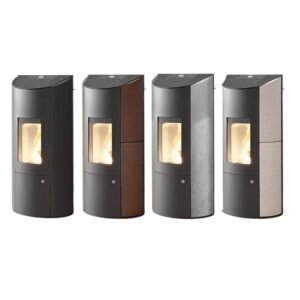 Olsberg Levana 3.0 Pelletofen Stahl Schwarz/Keramik Caffe Arabica 6kW