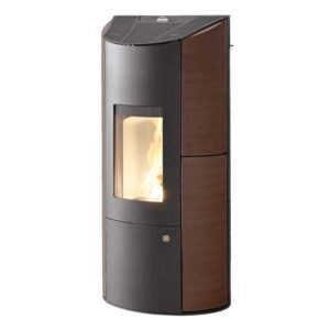 Olsberg Levana 3.0 Pelletofen Stahl Schwarz/Keramik Caffe Arabica 6kW