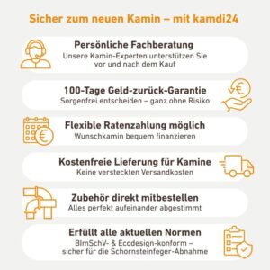 Austroflamm Clou Duo Kombi-Kaminofen Stahl Gussgrau