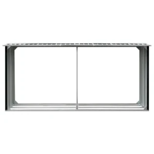 vidaXL Brennholzlager Verzinkter Stahl 330 x 92 x 153 cm Anthrazit