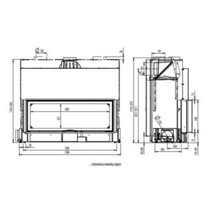 Austroflamm 120x45S 2.0 Kamineinsatz
