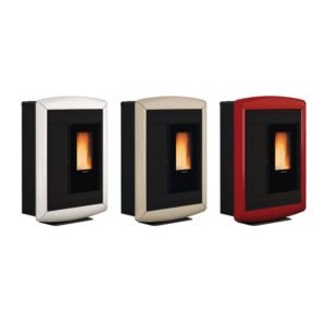 Extraflame Souvenir Lux EVO Pelletofen Majolika Tortora
