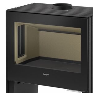 Hergom Glance L Kaminofen Gusseisen schwarz