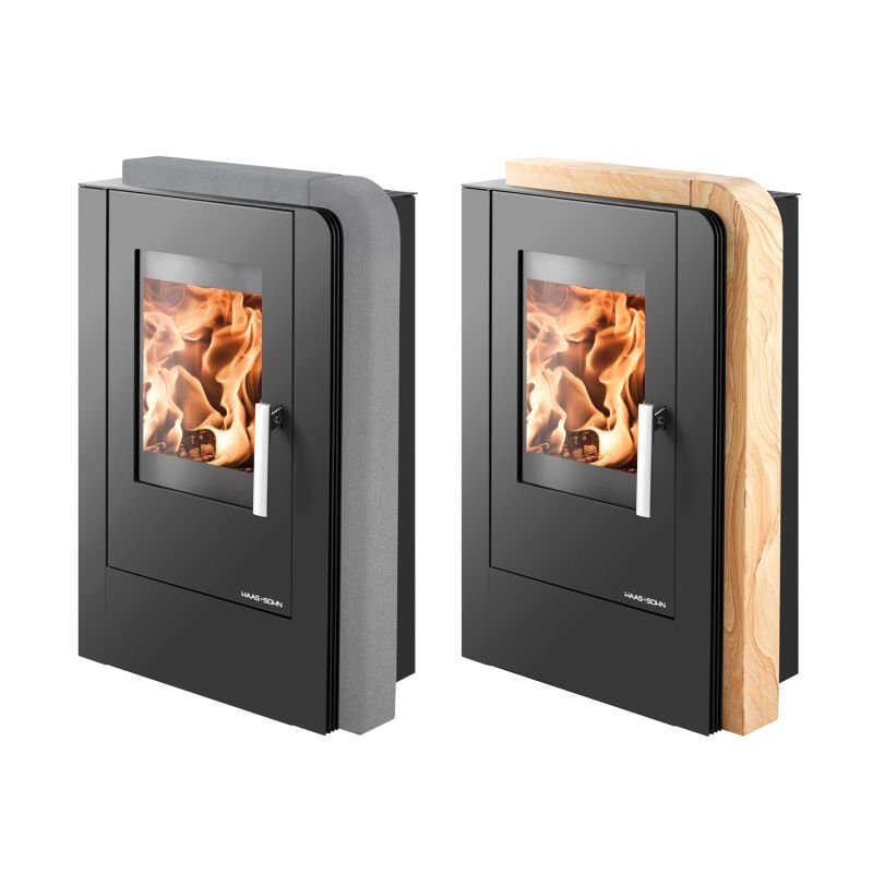 Haas+Sohn Aruba easy Kaminofen Schwarz / Woodstone – Bild 6