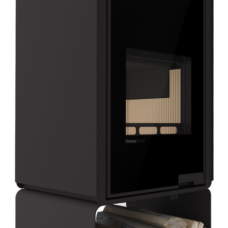 HS Flamingo Deluxe Pentai Kaminofen Schwarz – Bild 4