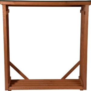 Dobar Kaminholzregal 56090E Kiefernholz 140 cm x 50 cm x 143 cm