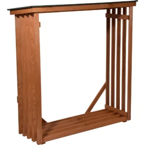 Dobar Kaminholzregal 56090E Kiefernholz 140 cm x 50 cm x 143 cm