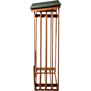 Dobar Kaminholzregal 56090E Kiefernholz 140 cm x 50 cm x 143 cm