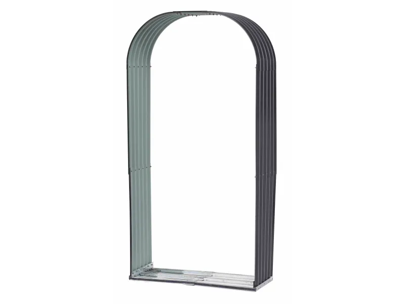 Floraworld Holzunterstand Rundbogen 103 cm x 43 cm x 200 cm