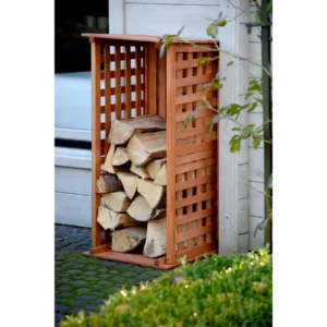 Dobar Kaminholzregal 29097FSC Kiefernholz 39 cm x 39 cm x 85 cm FSC®