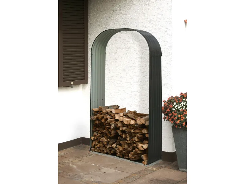 Floraworld Holzunterstand Rundbogen 103 cm x 43 cm x 200 cm – Bild 2