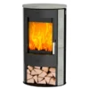 Fireplace Zaria Kaminofen Speckstein Schwarz 6 kW