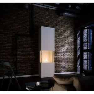 Tenderflame Ambientekamin Indie mit Brenner Weiß 2 kW