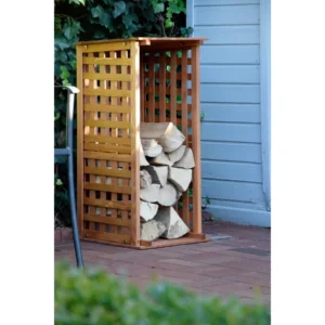 Dobar Kaminholzregal 29097FSC Kiefernholz 39 cm x 39 cm x 85 cm FSC®
