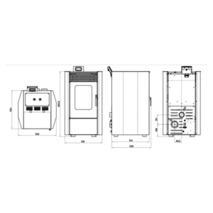 Rowi Kamin Pellet Easy Premium 9 kW EEK: A+