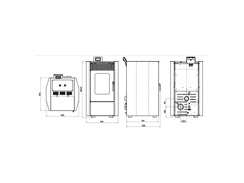 Rowi Kamin Pellet Easy Premium 9 kW EEK: A+ – Bild 6
