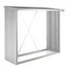 Biohort Kaminholzregal WoodStock 230 Silber-Metallic