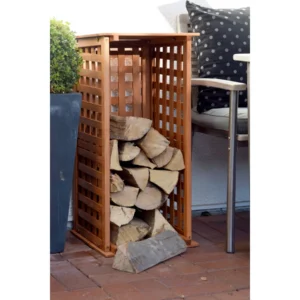 Dobar Kaminholzregal 29097FSC Kiefernholz 39 cm x 39 cm x 85 cm FSC®
