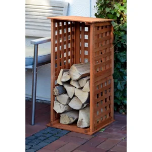 Dobar Kaminholzregal 29097FSC Kiefernholz 39 cm x 39 cm x 85 cm FSC®