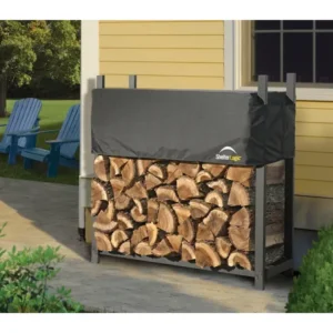 ShelterLogic Kaminholzregal mit Wetterschutz 120 cm x 36 cm