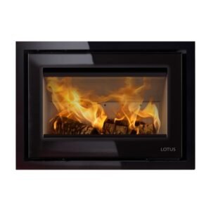 Lotus H470 Kamineinsatz Black Magic / Scharniere links
