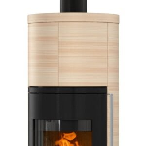Oranier Arkona W+ 2.0 Kaminofen Stahl Schwarz / Keramik Corretto