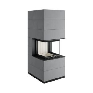 Spartherm SIM Arte U-50h Kaminbausatz RLA Feinbeton gespachtelt 2/3