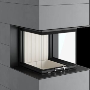 Spartherm SIM Arte U-50h Kaminbausatz RLA Feinbeton gespachtelt 2/3