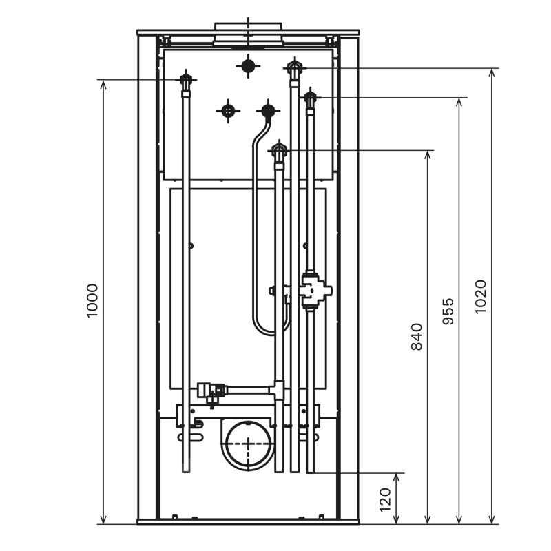 Schmitzker Calera Wasserführender Kaminofen Base – Bild 10