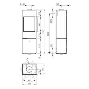 Spartherm SEO S Kaminofen Perle