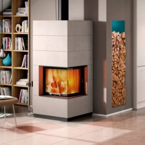 Spartherm wasserführender Kaminbausatz SIM 1/3 Varia 2R 55h-4S H2O Feinbeton