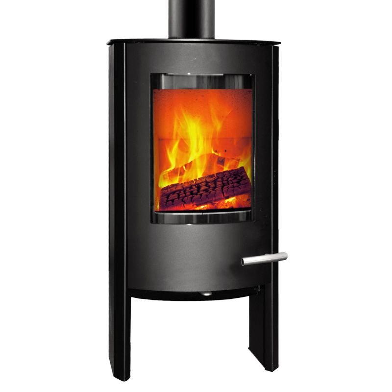TermaTech TT20 Basic Kaminofen Stahl Schwarz – Bild 2
