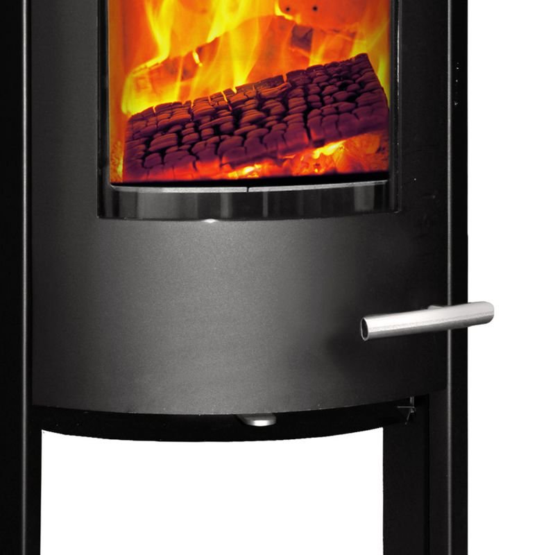 TermaTech TT20 Basic Kaminofen Stahl Schwarz – Bild 3