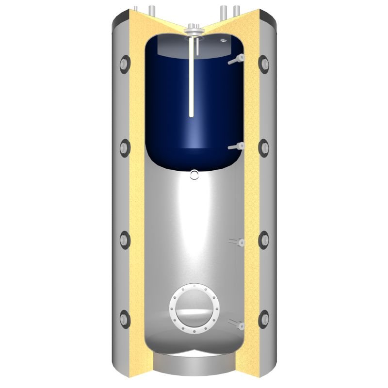 Extraflame Virna Idro Bianco Set + Kombispeicher THKE 600 + SWT – Bild 8
