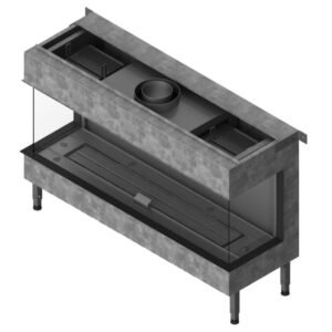 Trimline Fires Trimline 120 Panorama AR Gas Kamineinsatz G20/G25