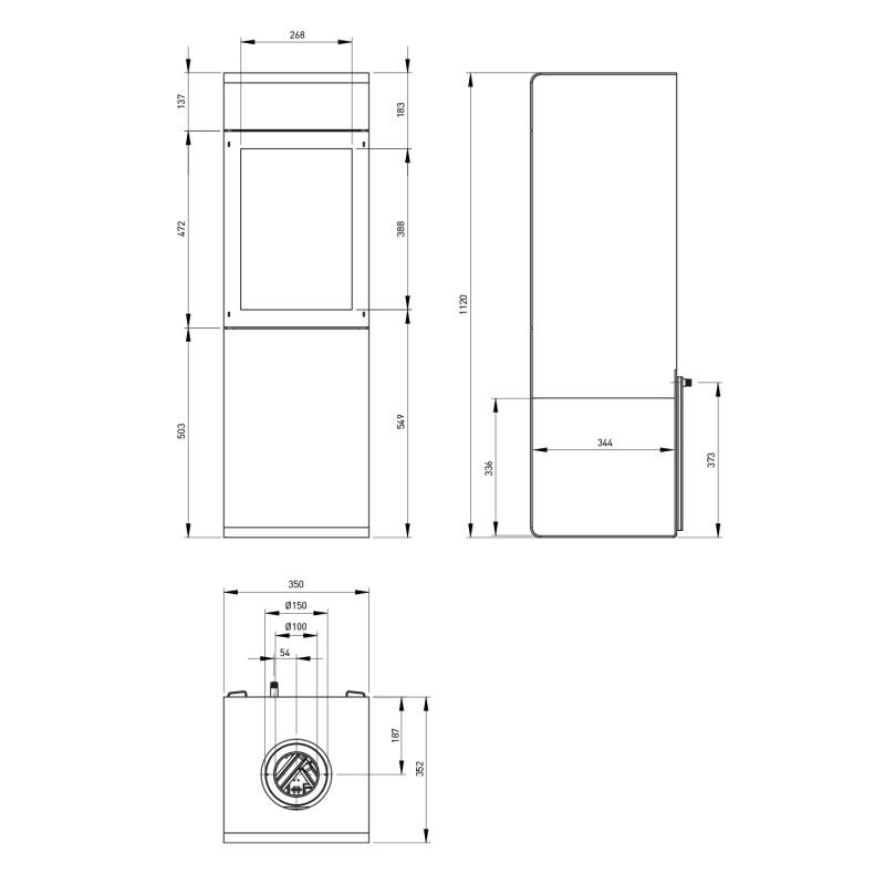 Trimline Fires Trimline Zircon Gas-Kaminofen G30 – Bild 9